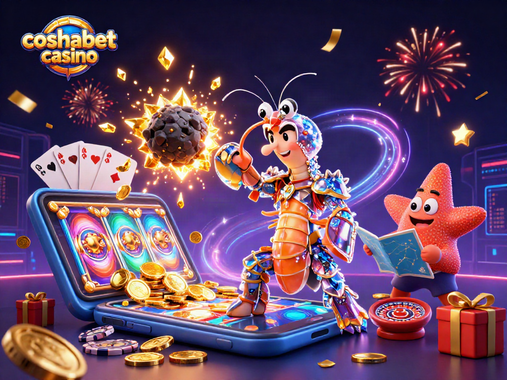 Experience thrills at cosmobet casino with a dynamic scene of galactic samurai and vibrant slot game elements.